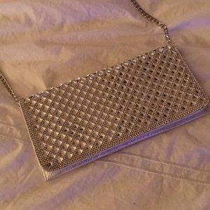 Rhinestone clutch bag